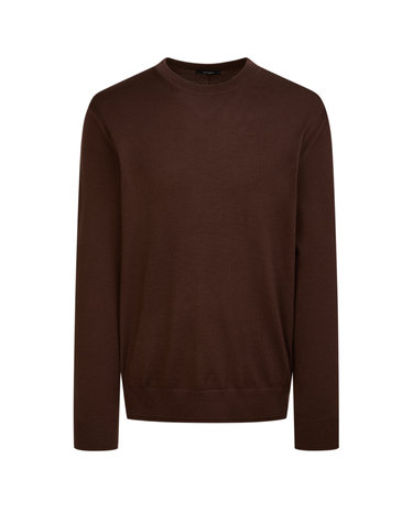 [스테디셀러] 브라운《Merino Silky》라운드 스웨터