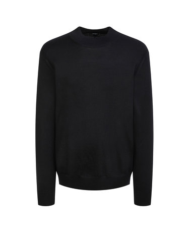 [스테디셀러] 블랙《Merino Silky》모크넥 스웨터