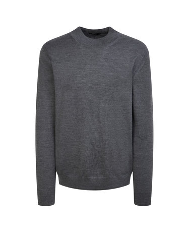 [스테디셀러] 그레이멜란지《Merino Silky》모크넥 스웨터