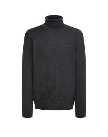 [스테디셀러] 차콜그레이《Merino Silky》풀터틀 스웨터
