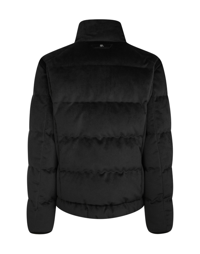 알레그리 남성 [스테디셀러] 블랙 《Twill Velour》 Goose 푸퍼 점퍼 착용컷