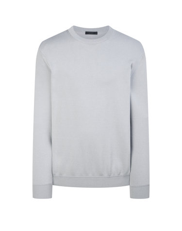 [BEST ITEM] GREY 레이온 & 실크 혼방 미니멀 니트