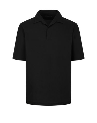 [스테디셀러] BLACK SOLID 반팔 카라 티셔츠