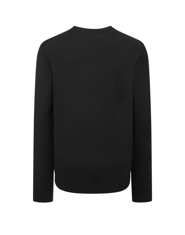 질스튜어트 뉴욕 질 스튜어트 뉴욕 남성 [BEST ITEM] BLACK TR & 실크 혼방 레귤러핏 니트 블랙 착용컷