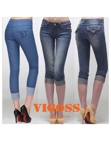 [비고스진 Vigoss Jeans] Ama Like Turquo Embo Leaf V 3종 택1