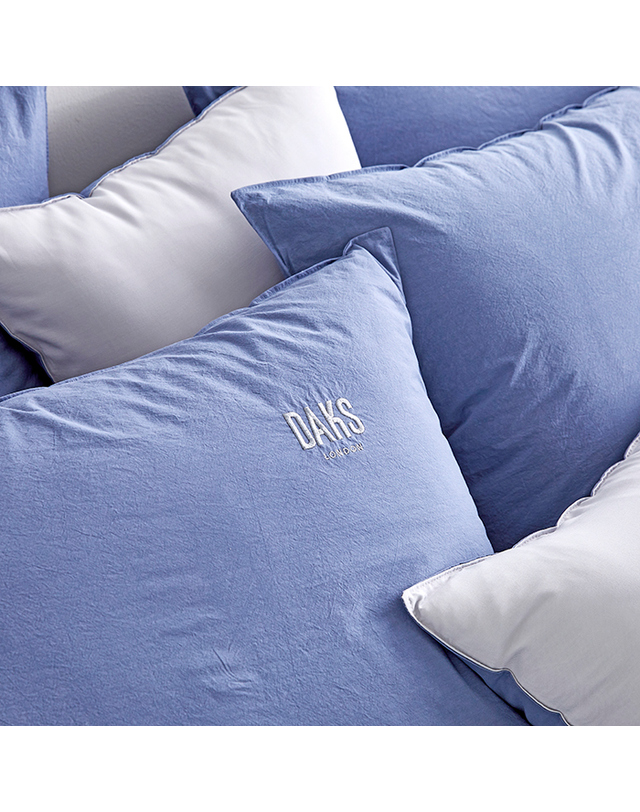 닥스 침구 [닥스침구]고밀도 이노 네이비 베개커버 착용컷