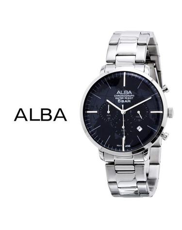 ALBA 알바 남성용 메탈시계 AT3G71X1