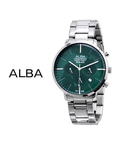 ALBA 알바 남성용 메탈시계 AT3G77X1