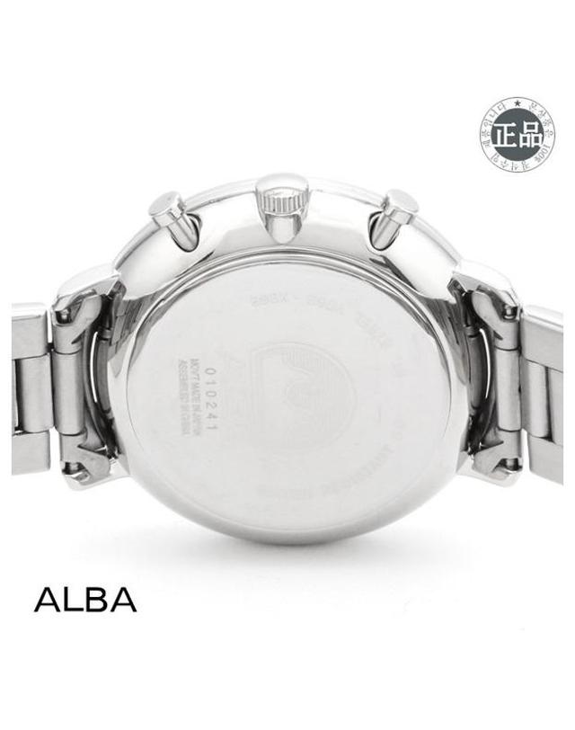 세이코 알바 ALBA 알바 남성용 메탈시계 AT3G77X1 착용컷