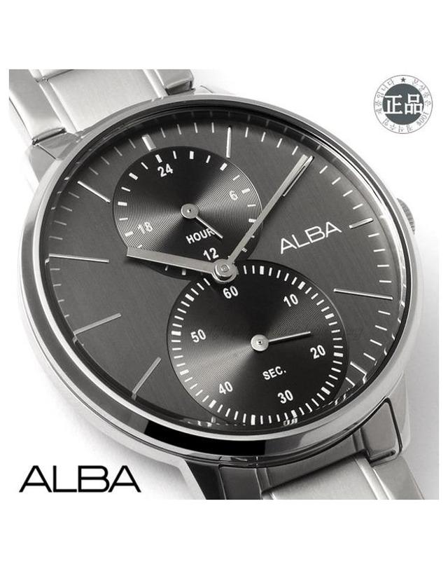 세이코 알바 알바 남성용 메탈시계 A3A013X1 착용컷