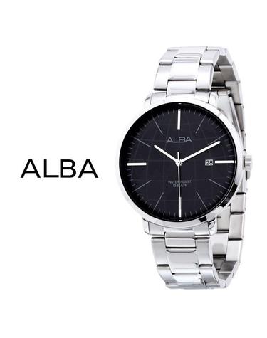 ALBA 알바 남성용 메탈시계 AS9J81X1