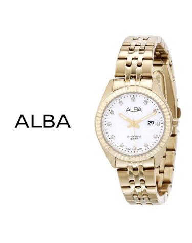 ALBA 알바 여성용 메탈시계 AH7T46X1