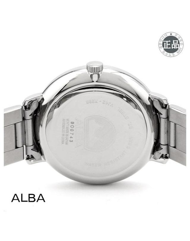 세이코 알바 ALBA 알바 남성용 메탈시계 AS9J85X1 착용컷