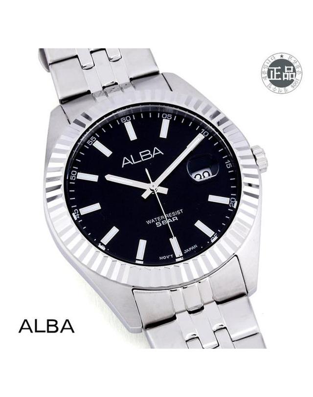 세이코 알바 ALBA 알바 남성용 메탈시계 AS9J99X1 착용컷