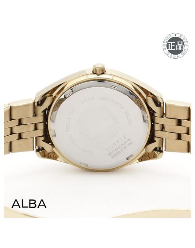 세이코 알바 ALBA 알바 여성용 메탈시계 AH7T46X1 착용컷