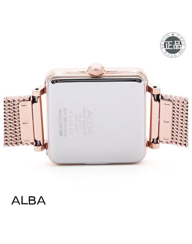 세이코 알바 ALBA 알바 여성용 메탈시계 AH7U20X1 착용컷