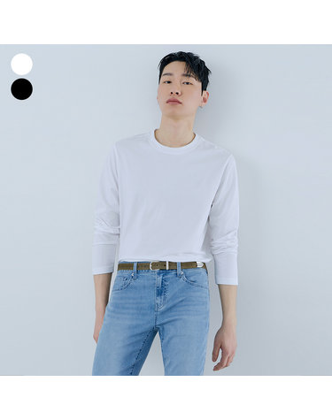 [CORE]  유니 미니 삼각 긴팔 티셔츠 MQ1K9451