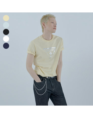 5color 유니 샤이닝 빅 삼각 반팔티셔츠 NQ2K5921