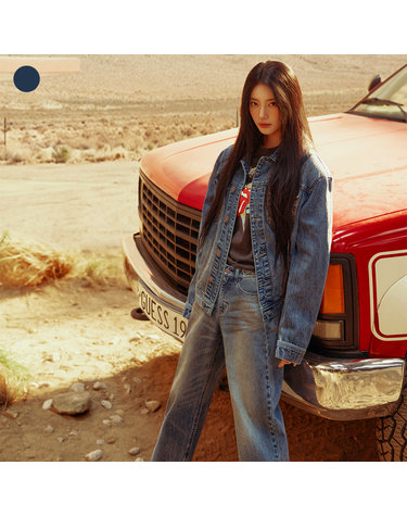 [SUZY] 안료 워싱 배럴 데님 MQ6D1166