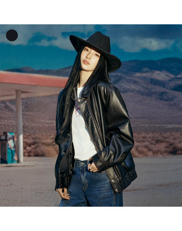 [SUZY] 인조가죽 자켓 MQ4W7850