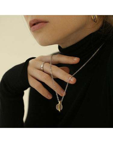 레이지던 chain drop necklace N005