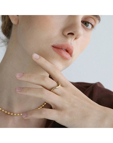 v wave bold ring R029
