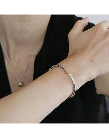 gold point simple bangle B033