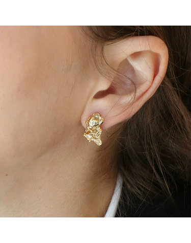 crush chunk earring E038