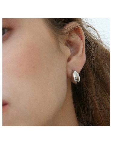 simple bold ring earring E039