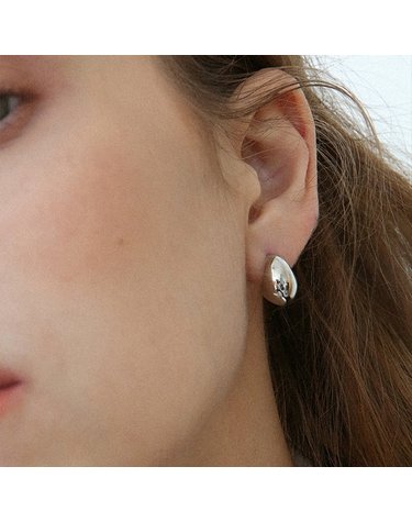 simple bold ring earring E039