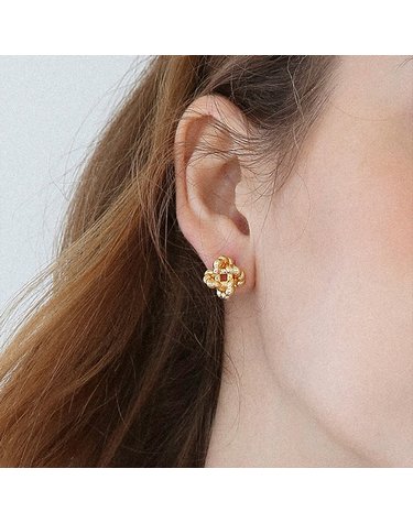 twist rope earring E042