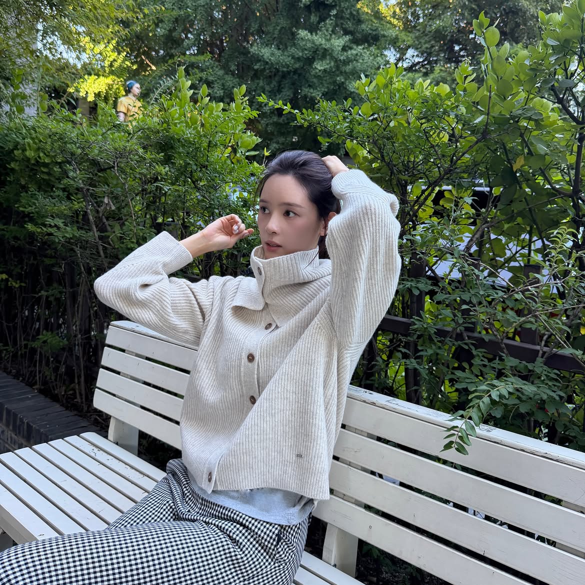 LF EDITION 하이넥 가디건